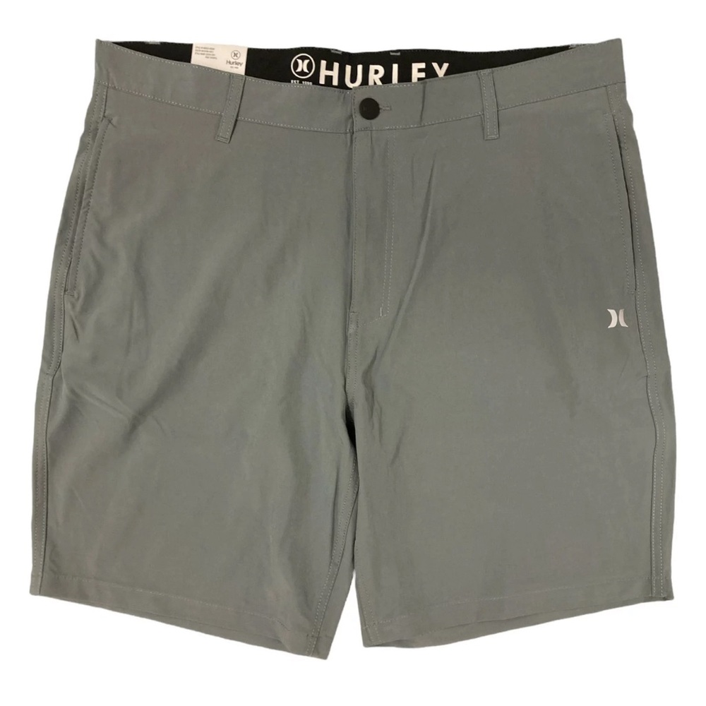 Hurley Quick Dry Classic Fit Hybrid Walk Shorts Men's Medium Gray Waist 32